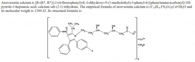 atorvastatin_molekyl